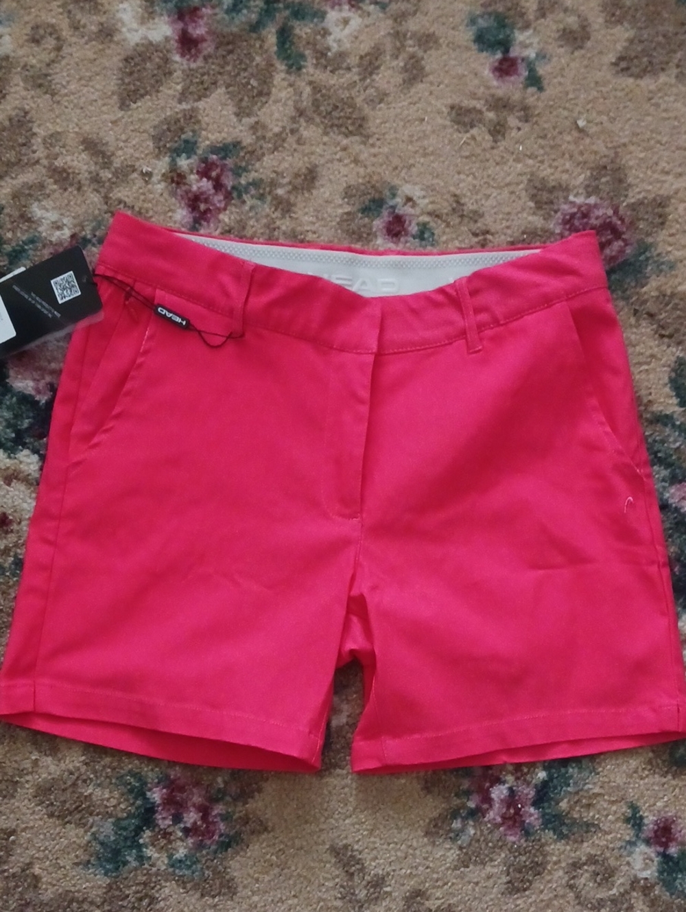Head Golf Shorts Alicia Bermuda Mid Rise Stretch Paradise Pink Size 8